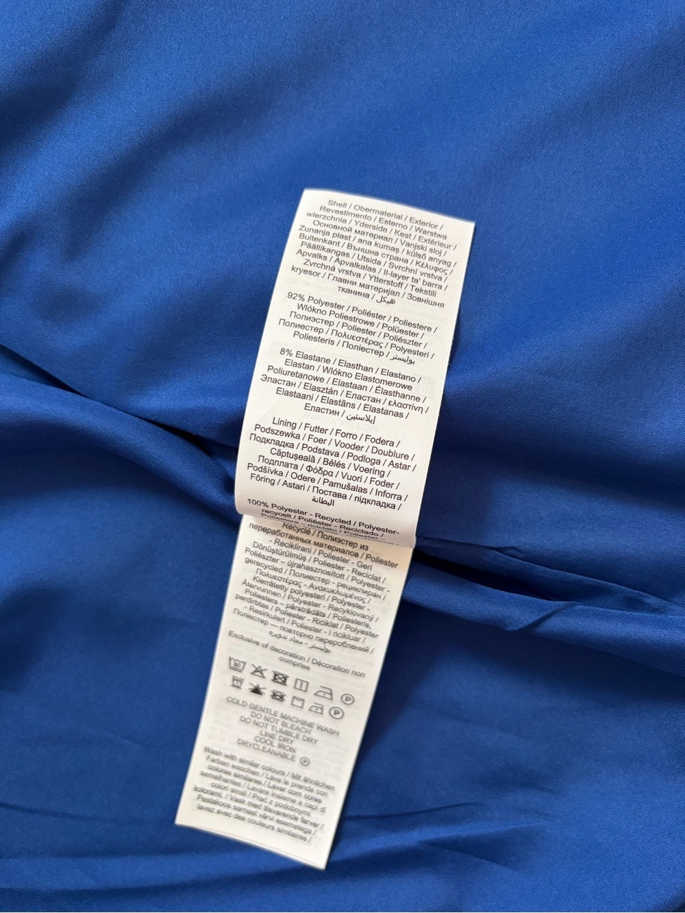 Y.A.S Cobalt Blue Structured Blazer XL NWOT  Single Breasted - Picture 8 of 8